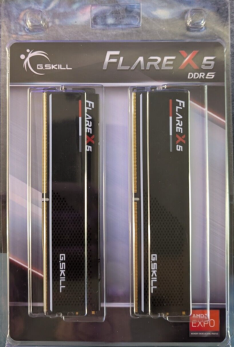 New G.Skill Flare X5 32GB (2x 16GB) DDR5-6000 CL32-38-38-96 Desktop Ram For AMD