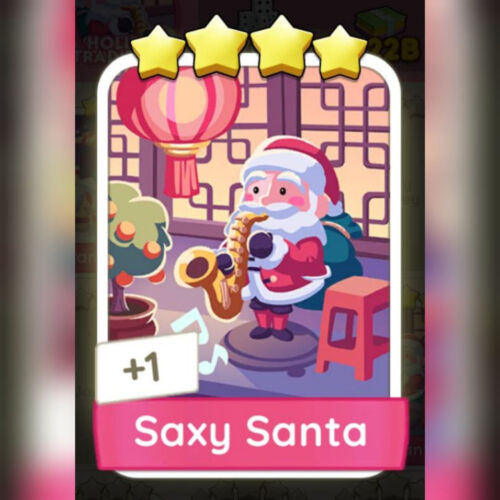 1 x Saxy Santa () (Holiday Traditions – set 11) Mono_poly_go Stickers