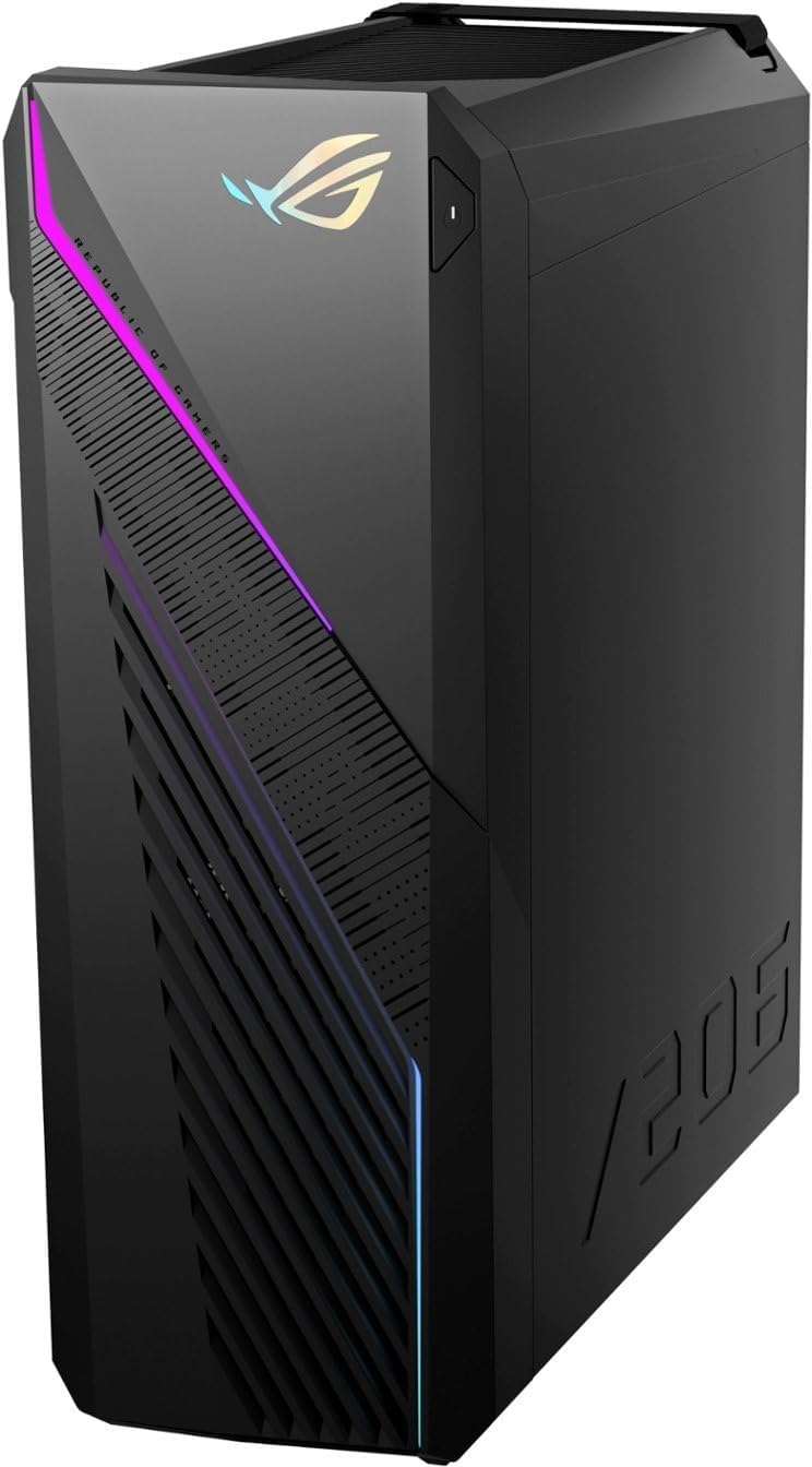 ASUS ROG Strix G16CH Desktop 24TB Storage + SSD 128GB DDR5 RAM Win 11 Pro NVIDIA GeForce 4060Ti RTX 16GB GDDR6 (Intel 13th Gen Core i9-13900KS Processor Turbo Boost to 6.00GHz) Gaming PC Computer