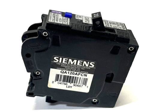 Siemens 20 Amp 1-Pole Type CAFCI Plug-On Neutral Circuit Breaker QA120AFCN