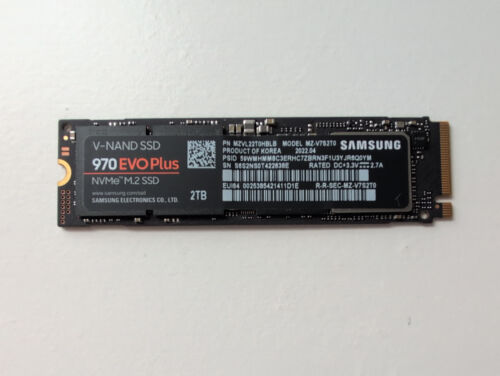 Samsung 970 EVO Plus NVMe M.2 2TB Internal Solid State Drive (MZ-V7S2T0B/AM)