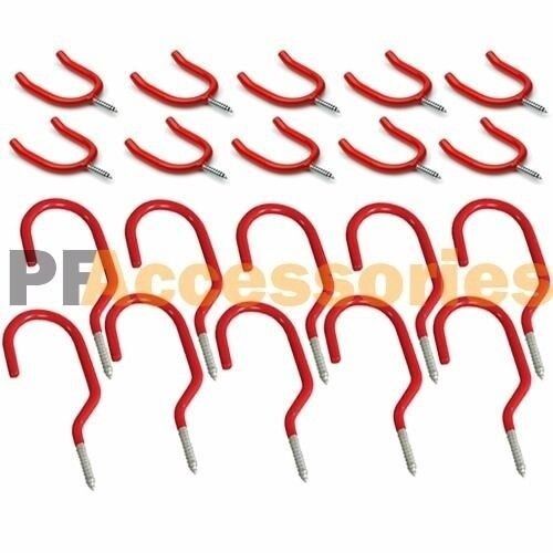 20 Pcs Multi Purpose Heavy Duty Storage Hooks for Bike Garden Kitchen Organizer