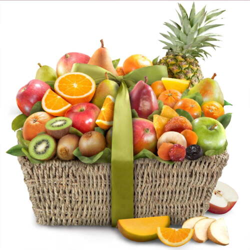 Golden State Fruit Gourmet Tropical Abundance Fruit Gift Basket Delicious Gift