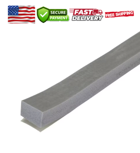 M-D 0.75 in x 10 ft Gray Foam Window Seal Weatherstrip for Extra-Large Gaps