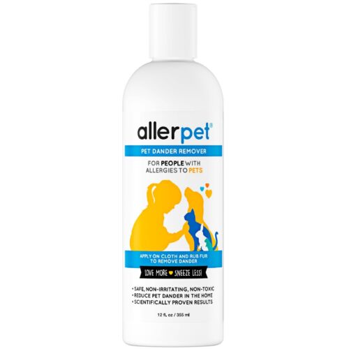 Allerpet Pet Dander Remover Cat Allergy Relief Allergens Shampoo Dog Allergies