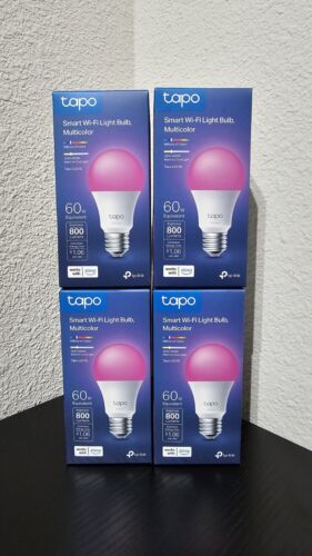 TP-Link Smart Wi-Fi LED Light Bulb A19 RGBW, Google, Alexa Ready, Tapo L531E 1x