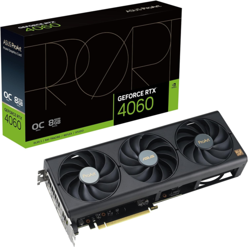 Proart Geforce RTX 4060 OC Edition 8GB GDDR6 Graphics Card (Pcie 4.0, 8GB GDDR6