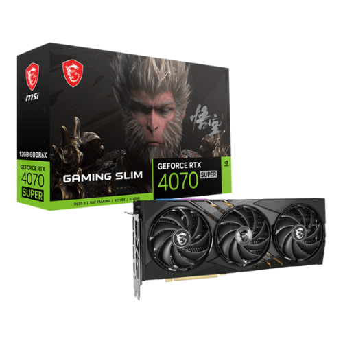 MSI GeForce RTX 4070 SUPER 12G Gaming Slim Wukong Edition Graphics Card GDDR6X