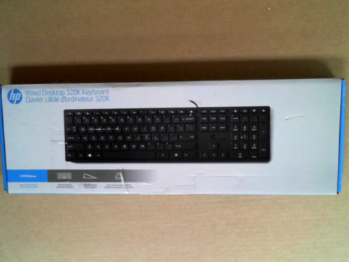 HP INC – BTO DESKTOP OPTION FR WIRED DESKTOP 320K KEYBOARD #9SR37AA#ABC