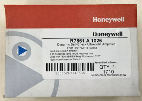 NEW Honeywell R7861 A 1026 Flame Amplifier R7861A1026