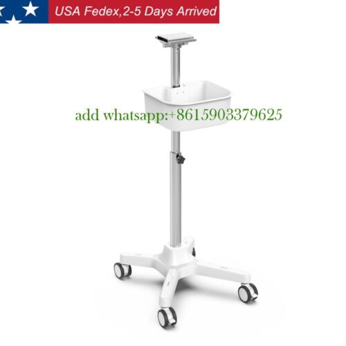 USA Mobile Cart,Stand on Wheel for CONTEC ICU Patient Monitor/Vital Sign Monitor