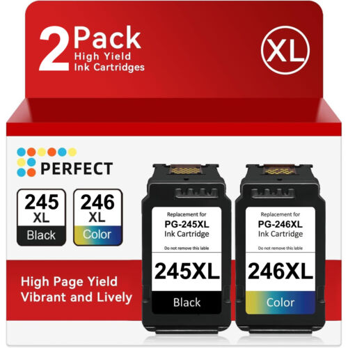 PG-245XL CL-246XL Ink Cartridge compatible for Canon 245XL MG2420 MG2520 MG2525