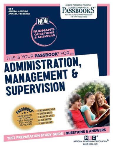 Civil Service Administration, Management and Supervision (Cs-3): Passbooks Study