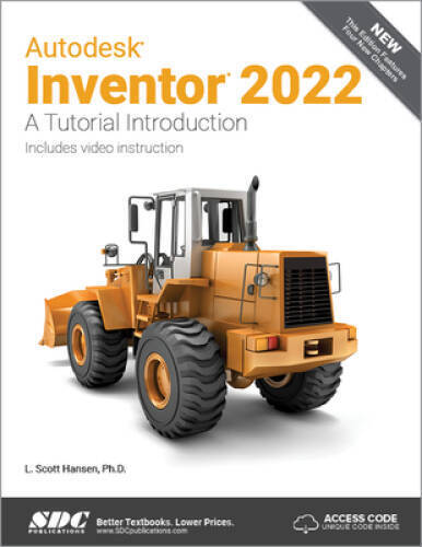 Autodesk Inventor 2022 A Tutorial Introduction – Paperback – GOOD