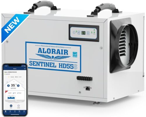 ALORAIR 120 PPD Energy Star Wi-Fi APP Control Auto Defrost Basement Dehumidifier