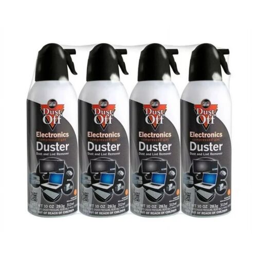 Falcon Dust-Off Electronics Compressed Gas Duster, 10oz – 4 Pack FREE SHIPPING