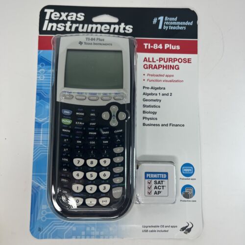 Texas Instruments TI-84 Plus Graphing Calculator , Black. *K*