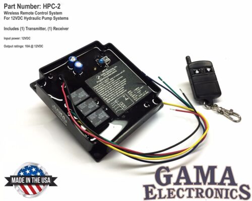 HPC-2 RF Remote Control 12 VDC for hydraulic pump applications