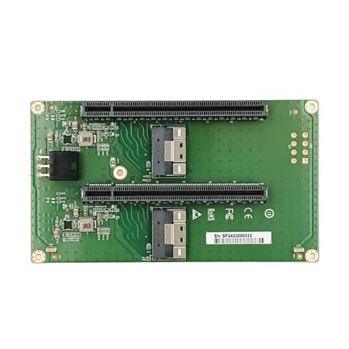 Shinreal  2 Port SFF-8654 to 2 PCIe x16 Slot Adapter—-XIC 548PE2