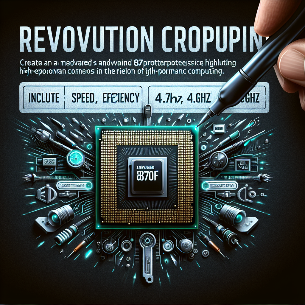 The 8700F 4.1GHz Processor: A Game-Changer for High-Performance Computing