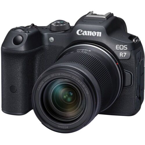 Canon EOS R10 24.2MP Mirrorless Camera – Black (RF-S 18-45mm f/4.5-6.3 IS STM)