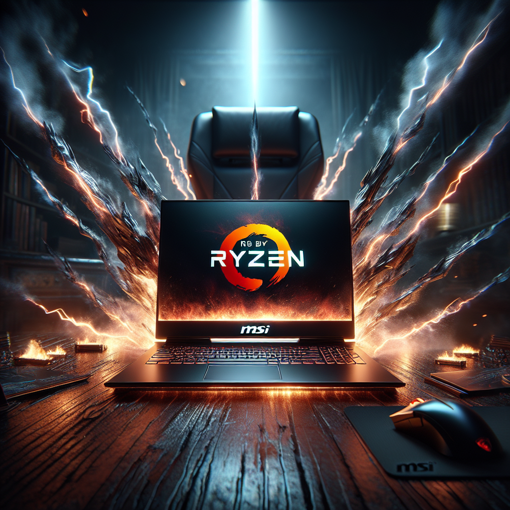 Experience the Power of Ryzen 9-8945HS with the MSI Katana A17 AI Gaming Laptop