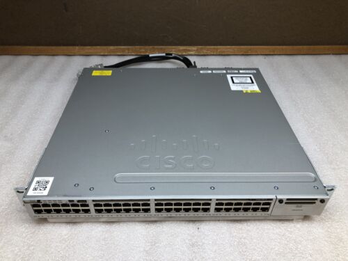 Cisco 3850 WS-C3850-48T-L V07 48-Port Gigabit Switch with Stacking Cable