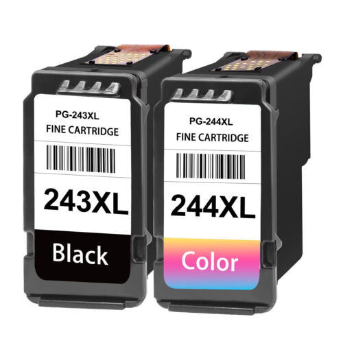 PG-243XL CL-244XL Ink Compatible with Canon TS202 MX490 TS3120 IP2820 MG2520 Lot