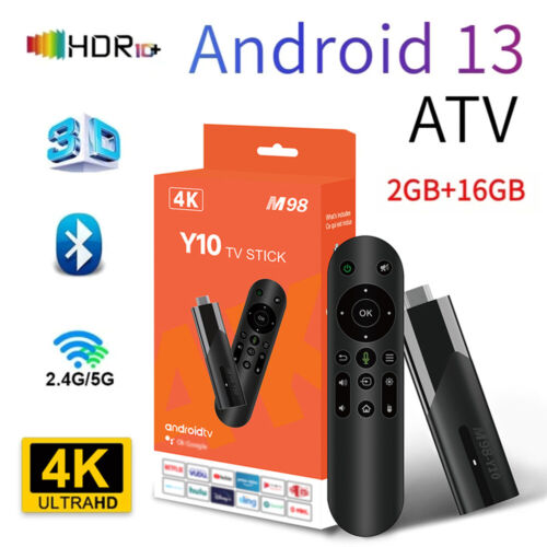 4K Smart TV Stick Android 13 OS 2GB 16GB 2.4G&5G Dual Wifi BT5.0 Media Player