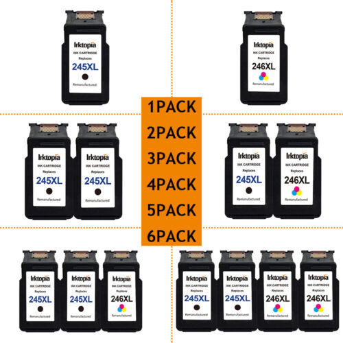 PG-245 XL CL-246 XL Ink for Canon Pixma MG2520 MG2522 TS3122 MX490 TR4520 MX492