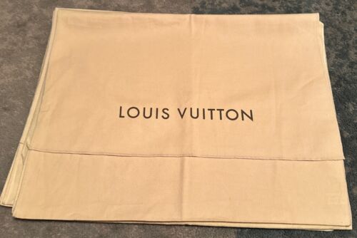 Authentic Louis Vuitton  Dust Cover Bag, Beige “18×14” Envelope Type