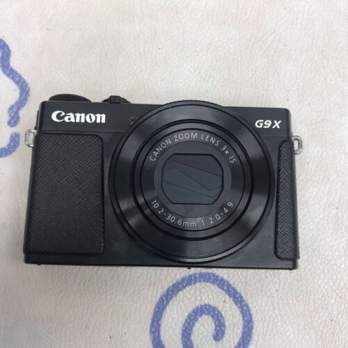 98%NEW Canon PowerShot G9X Mark II 20.1MP 3x optical zoom Digital Camera – Black