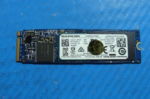 Lenovo X390 Toshiba 256GB NVMe M.2 SSD SSS0L24756 KXG6AZNV256G 01LX200