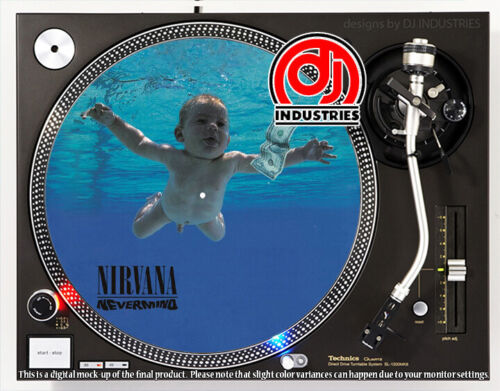 Nirvana Nevermind – 7″-12″ DJ slipmat for LP turntable record