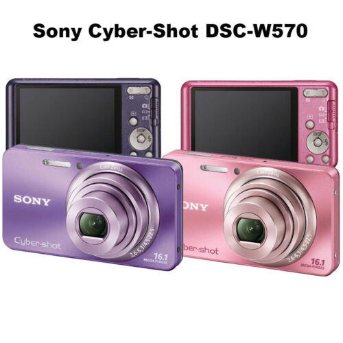 SONY Cyber-shot DSC-W570 16.1 MP Digital Camera W/ Battery English Language