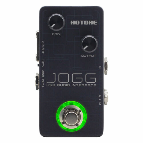 Hotone Jogg USB Audio Interface Pedal for Home Studio Support ASIO UA-10