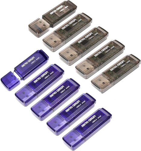 Micro Center SuperSpeed 5 Pack 64GB and 5 Pack 32GB USB 3.0 Flash Drive Mix…