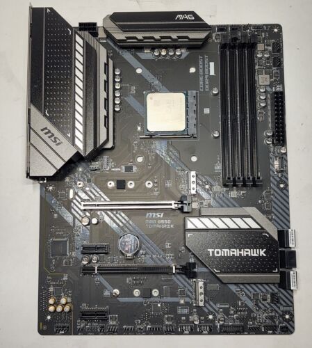 MSI MAG B550 TOMAHAWK Motherboard W/ AMD Ryzen 7 5800X CPU