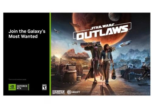 Star Wars Outlaws Game Code PC GeForce RTX 40 Series PC PC *Steam Required* READ