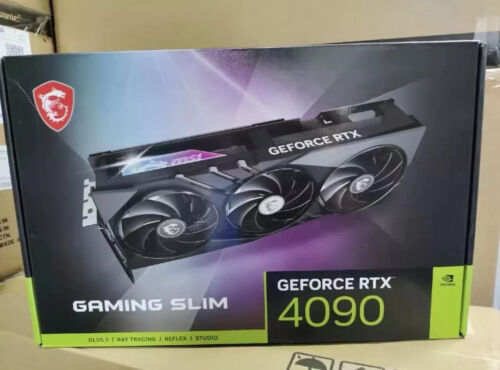 GEFORCE RTX 4090 D 24G GAMING X SLIM.(No Core & VRAM) With Box As Is