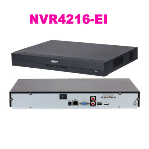 Dahua NVR4216-EI 16CH 2SATA No-PoE 4K NVR AI Video Recorder SMD Face Recognition