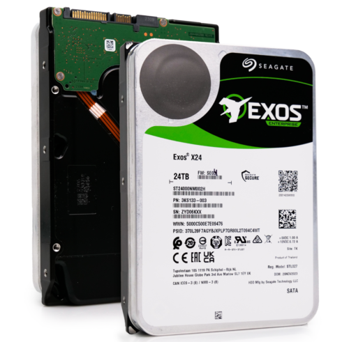 Seagate Exos X24 24TB 7.2K SATA 3.5in Enterprise HDD – ST24000NM002H