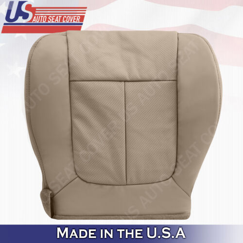 2011 to 2014 Fits Ford F150 Lariat Passenger Bottom Perforated Leather Cover Tan