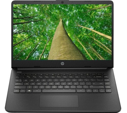 HP 14″ HD Laptop, AMD Athlon Silver 3050U, 16GB RAM, 256GB SSD, Win 11, Black