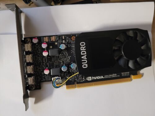 Nvidia Quadro P600 2GB GDDR5 PCIe 4xMiniDP Graphics Card Dell P/N:09460M Tested