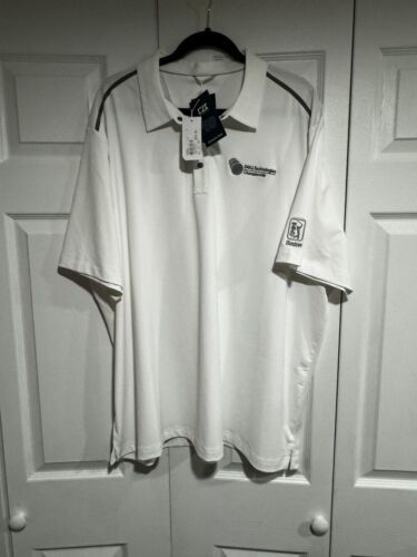 NEW CUTTER & BUCK 2XL “DELL TECHNOLOGY CHAMPIONSHIP” WHITE SHIRT