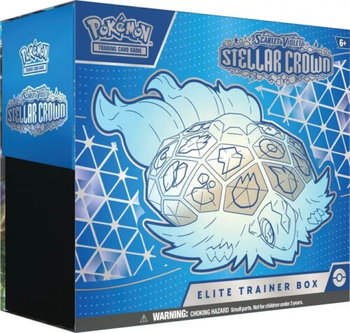 Pokemon Stellar Crown Elite Trainer Box (ETB) SV07 TCG New Sealed