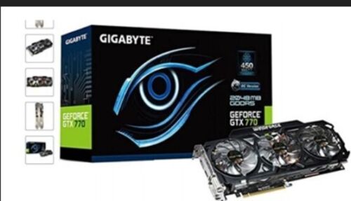 GIGABYTE GF GTX770 2GB 256bit GDDR5 GV-N770OC-2GD Graphics Card (3 fans)