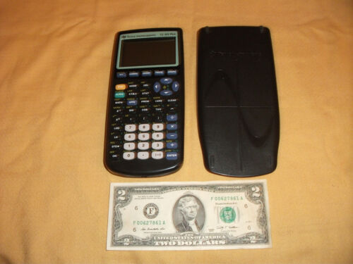 Texas Instruments TI-83 Plus~ Graphing Calculator~ W/Cover For Parts Or Repair