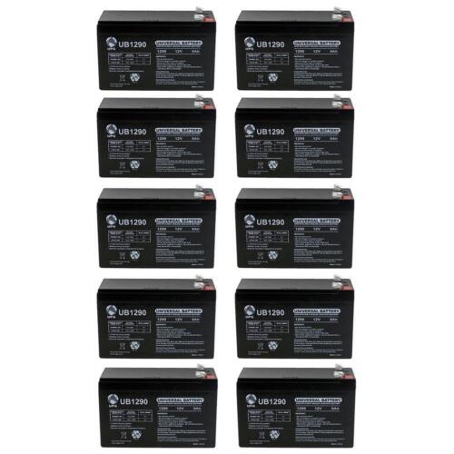 UPG UB1290 Sealed Lead Acid – 12 Volt – 9 Ah Capacity – F1 – 10 Pack